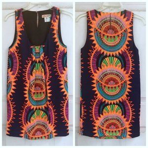 Mara Hoffman Aztec Print Shift Dress, Size Small